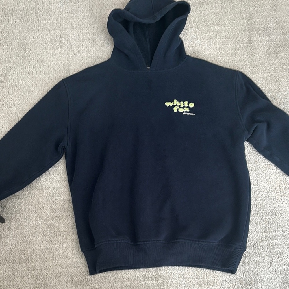 Blue White Fox Sweatshirt